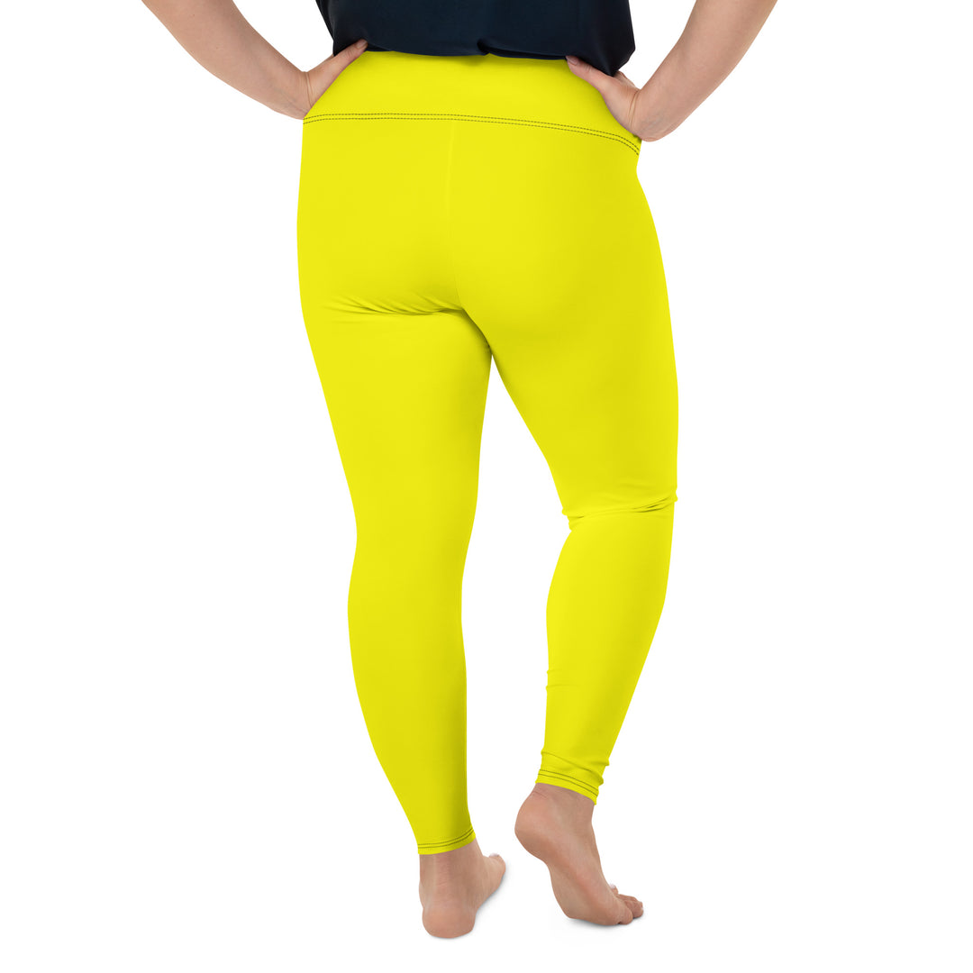 Stoic Yellow Curvy-Fit Leggings