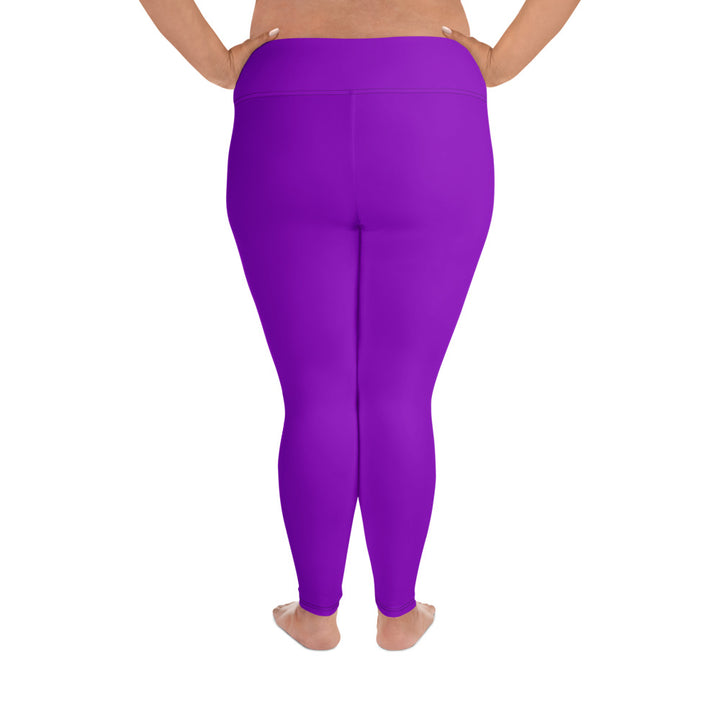 Stoic Purple Curvy-Fit Leggings