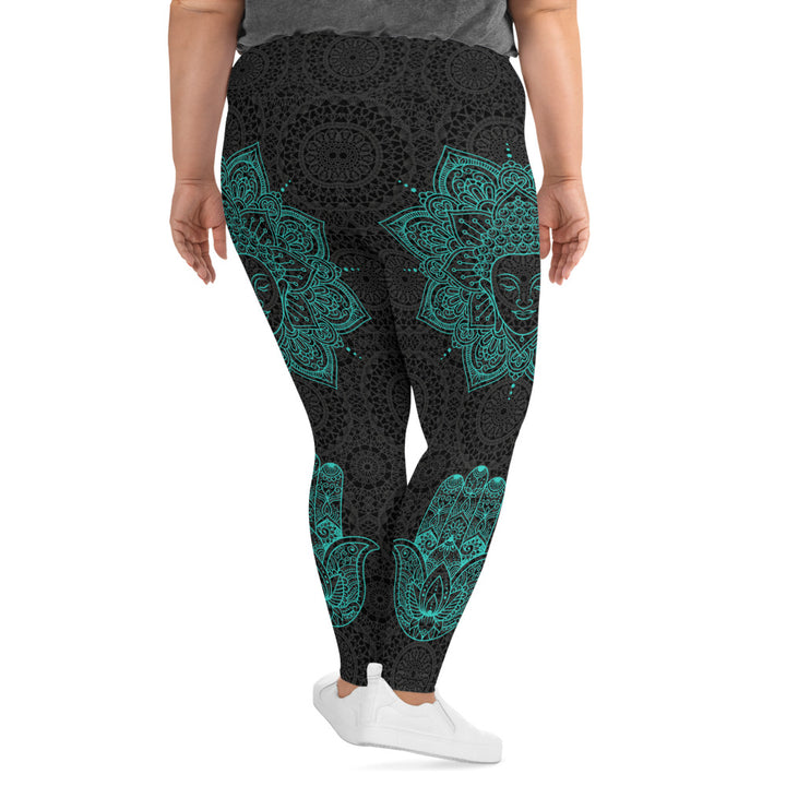 Face of the Buddha Curvy-Fit Leggings