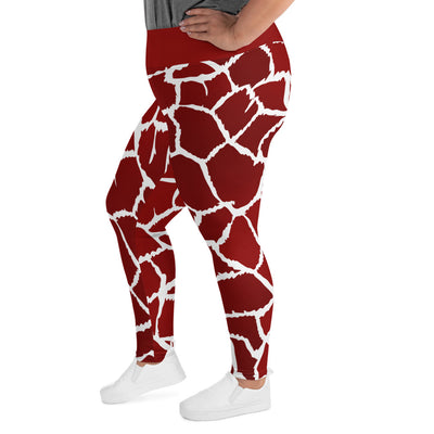 Giraffe Print Curvy-Fit Leggings