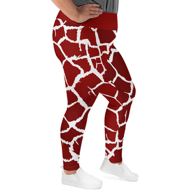 Giraffe Print Curvy-Fit Leggings