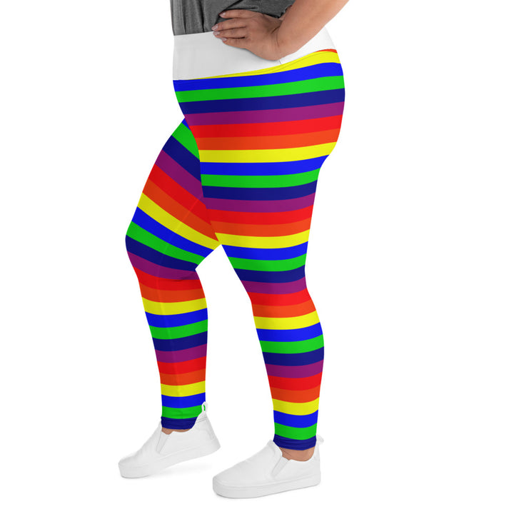 Rainbow Horizon Curvy-Fit Leggings