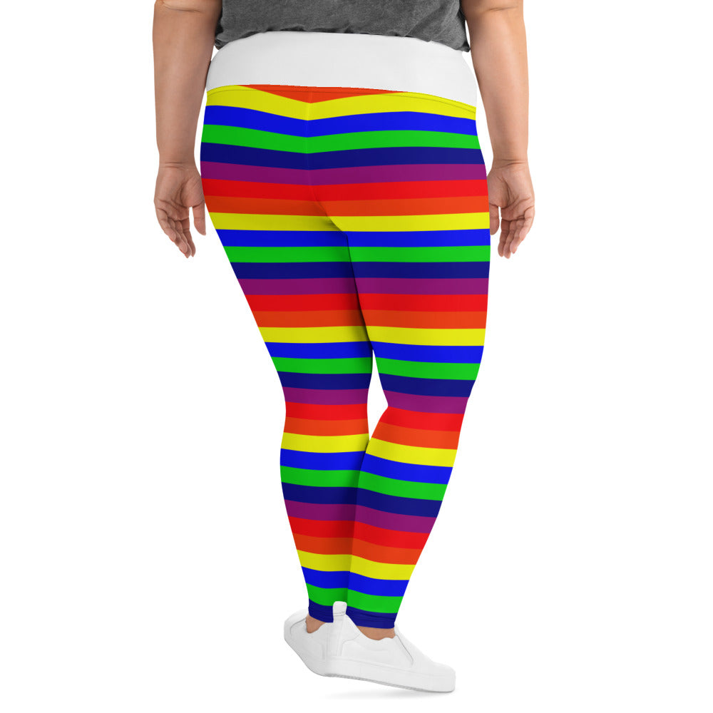 Rainbow Horizon Curvy-Fit Leggings