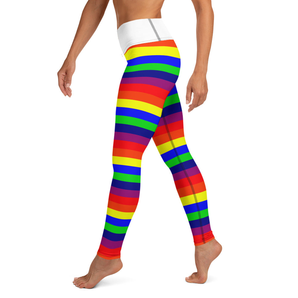 Rainbow Horizon Yoga Leggings
