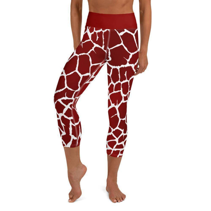 Giraffe Print Yoga Capris