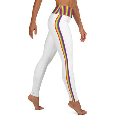 Rainbow Sidewinder Yoga Leggings