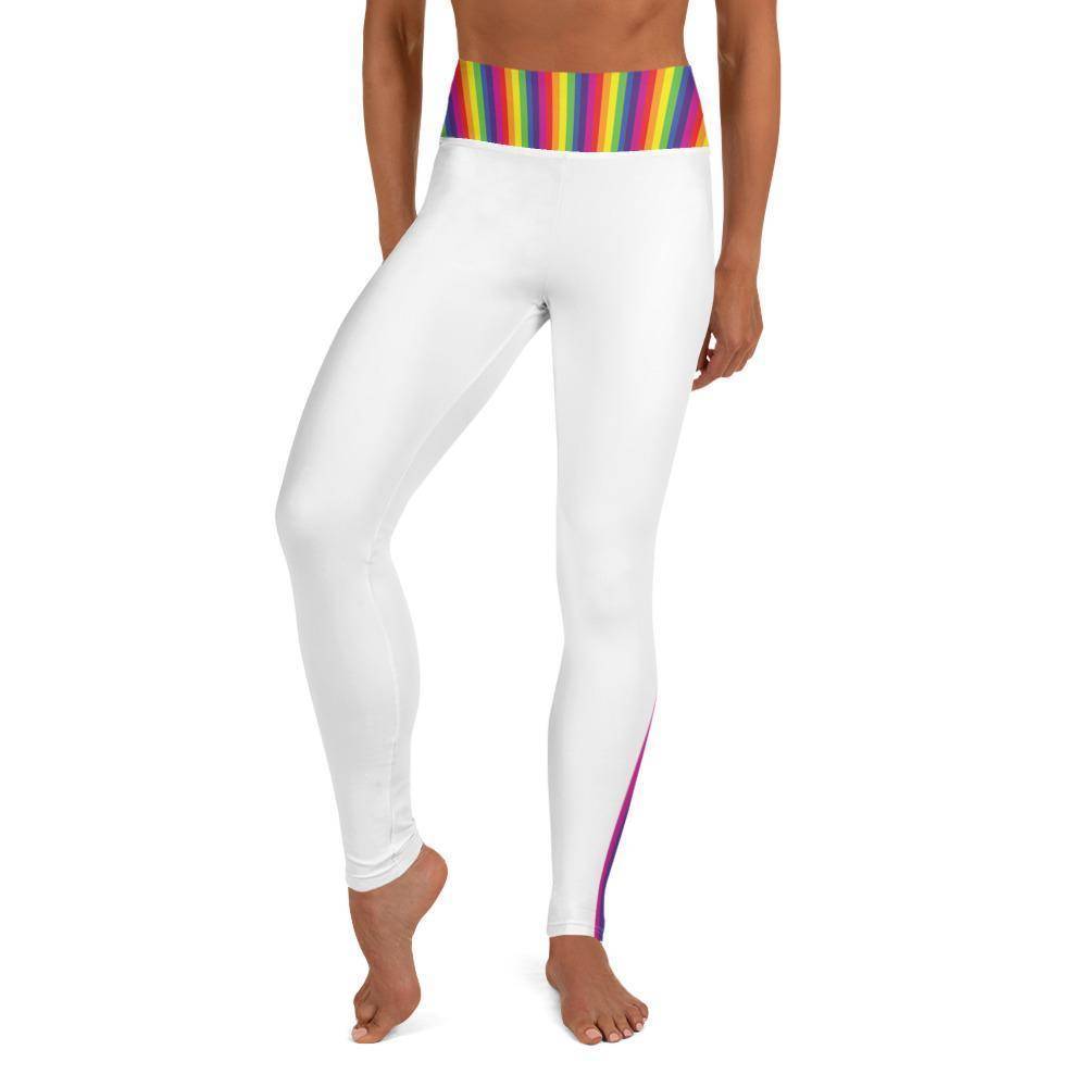 Rainbow Sidewinder Yoga Leggings
