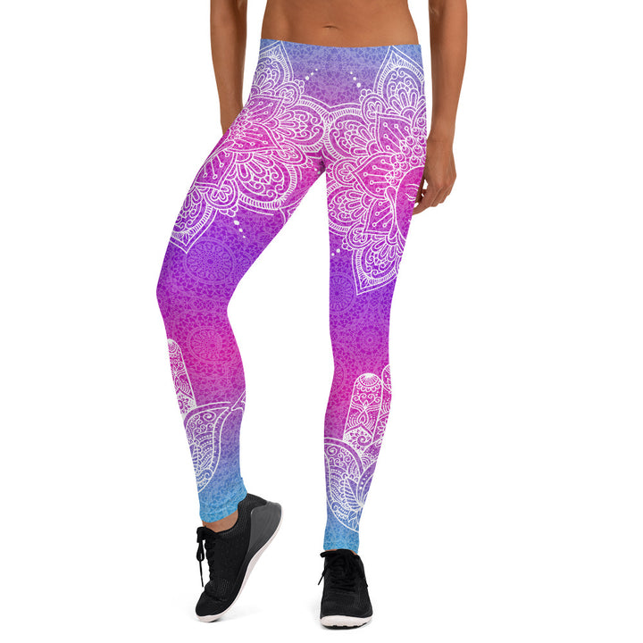 Passion Fruit Face of the Buddha Leggings