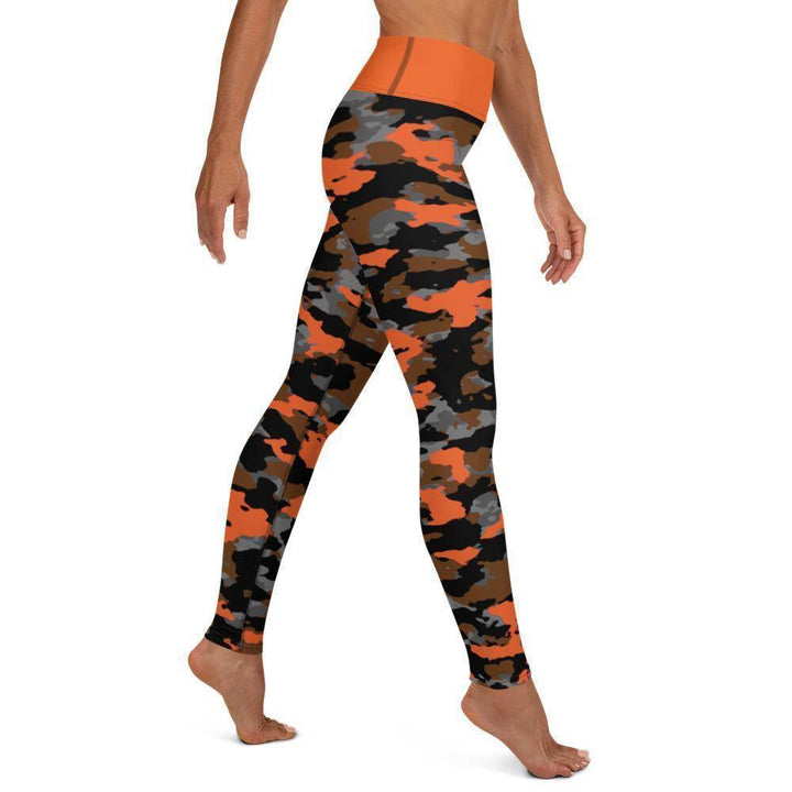 Pumpkin Spice Camo Yoga Leggings