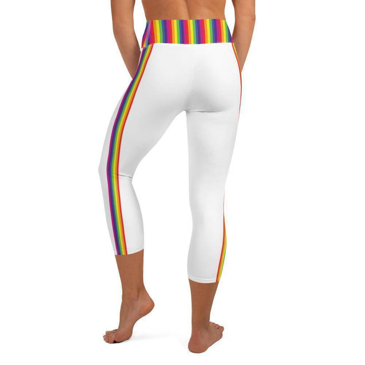 Rainbow Sidewinder Yoga Capris