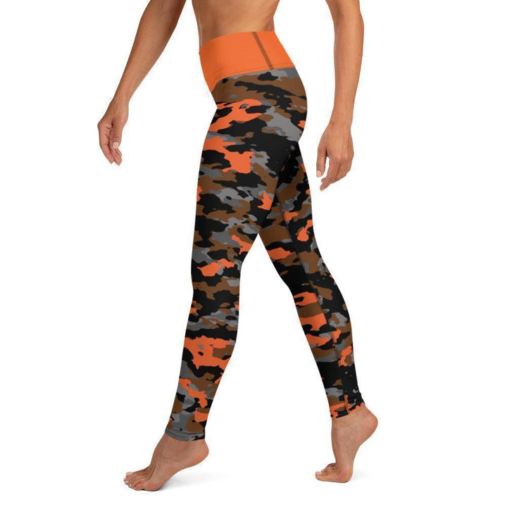 Pumpkin Spice Camo Yoga Leggings