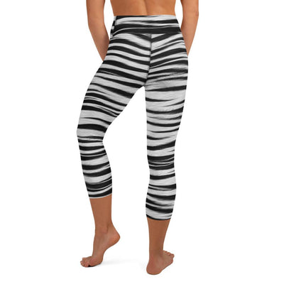 Zebra Print Yoga Capris