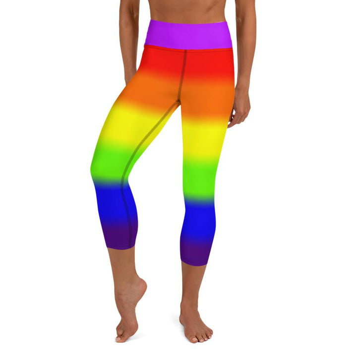 Pride Rainbow Cake Yoga Capris